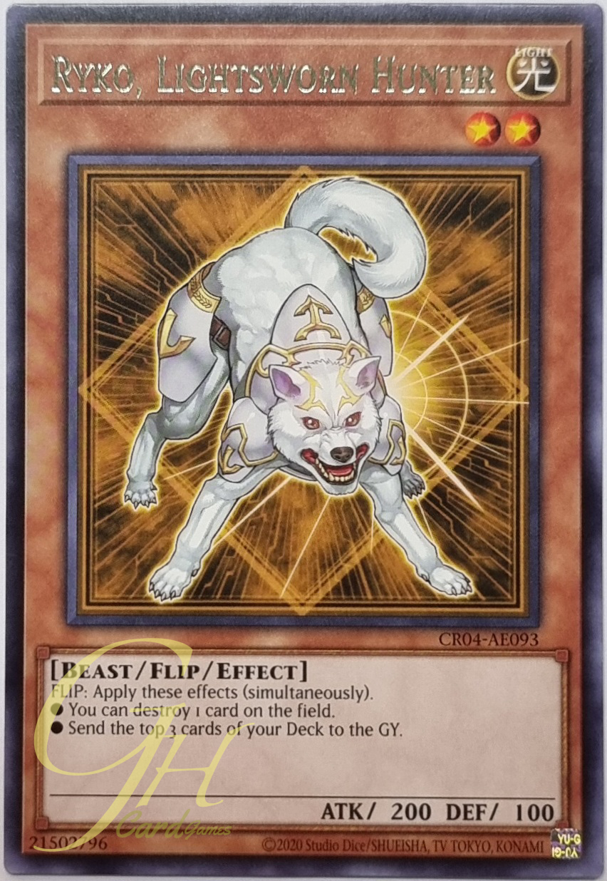 Yugioh [CR04-AE093] Ryko, Lightsworn Hunter (Rare)