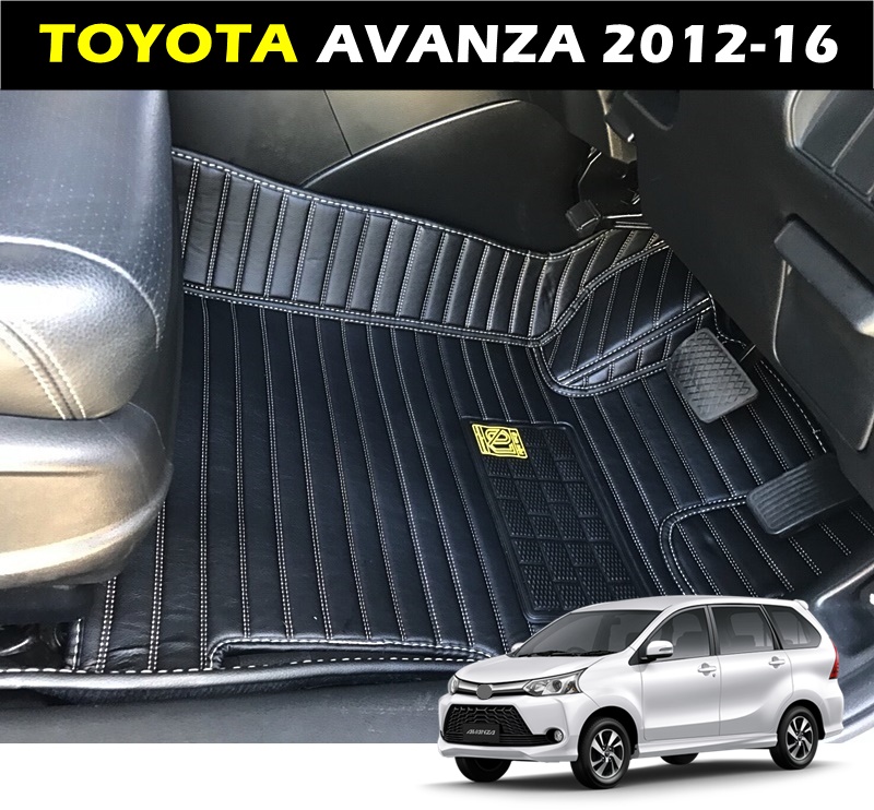 พรมปูพื้นรถยนต์5D TOYOTA AVANZA ปี2012-2016 เต็มคัน(เเจ้งสีในเเชทได้นะคะ)