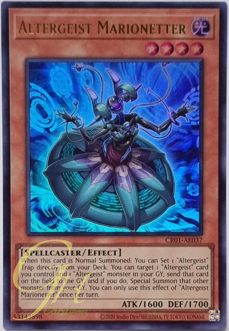 Yugioh [CR01-AE037] Altergeist Marionetter (Ultra Rare)