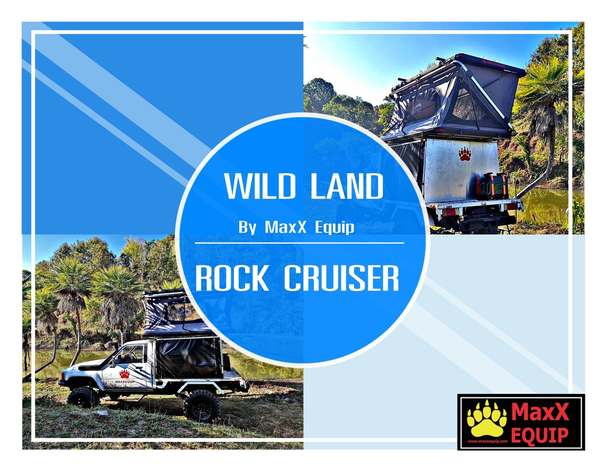 WILDLAND ROCK CRUISER - MaxX Equip เต็นท์หลังคารถ ประเภทหลังคาแข็ง