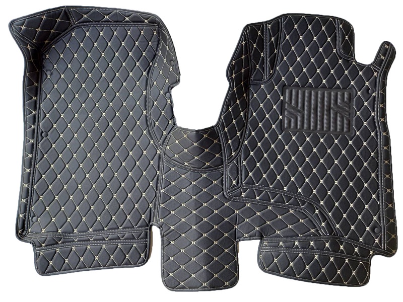 พรมปูพื้นรถยนต์6D HONDA CR-V G2 (2002-06) พรม6D หนังpvcแท้ หนานุ่ม เกรดA เต็มคัน (2ชิ้น) st