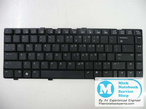 MT01142 คีย์บอร์ดโน๊ตบุ๊ค HP Pavilion DV6000 - AEAT1U00010,MP-05583US-9204 Notebook Keyboard (สีดำ สินค้าใหม่ แป้นพิมพ์ English) 1