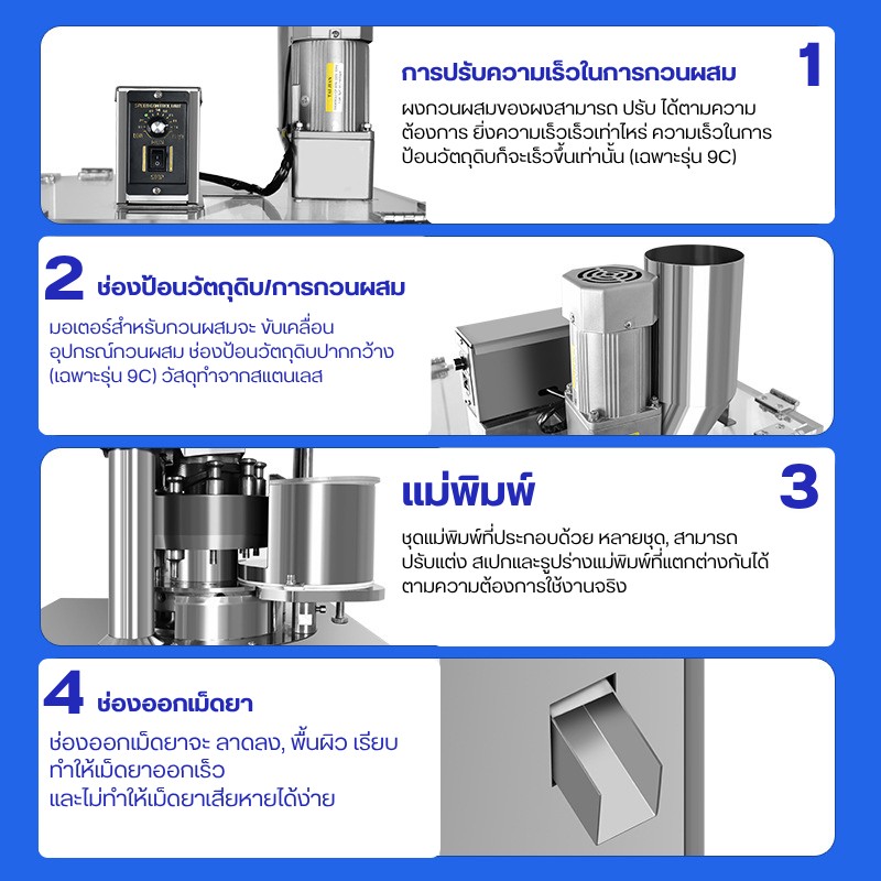 เครื่องตอกเม็ดยา/อัดเม็ดยา