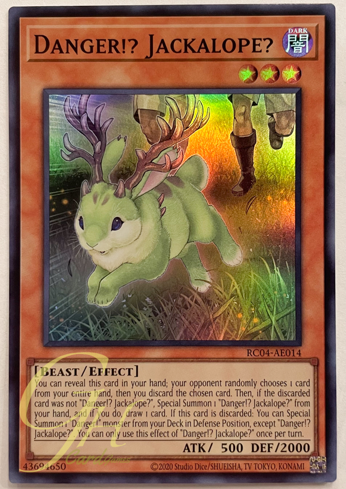 Yugioh [RC04-AE014] Danger!? Jackalope? (Super Rare)