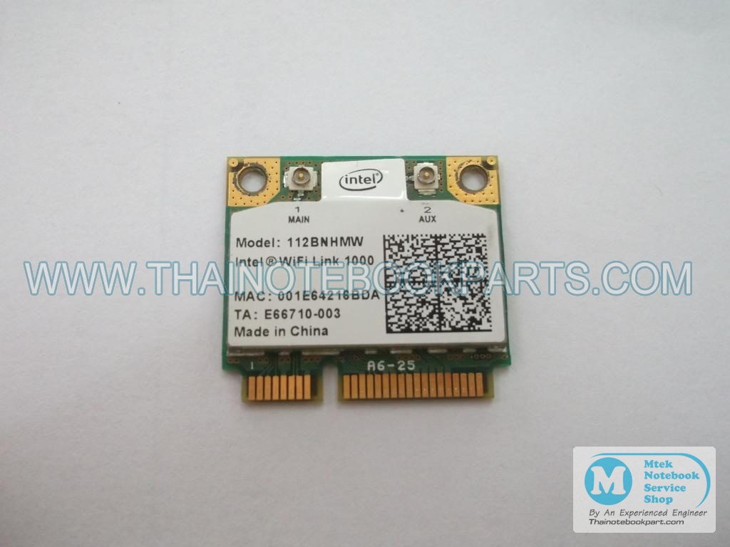 MT06623 การ์ด Wireless Lan Card Acer Aspire 4540 4551 4735 4736 5542G one D255 Extensa 5235 Dell 3450- 112BNHMW WIFI Half Mini Card (มือสอง) 2