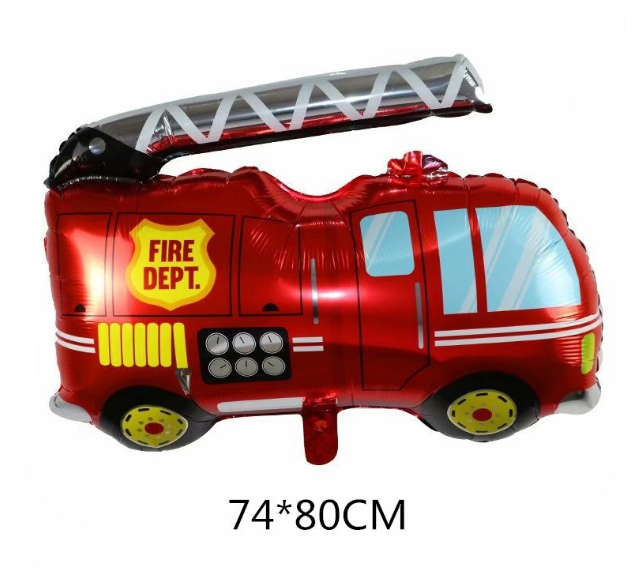 ฟอยรถดับเพลิง / Foil Fire engine Size 74*80 Cm