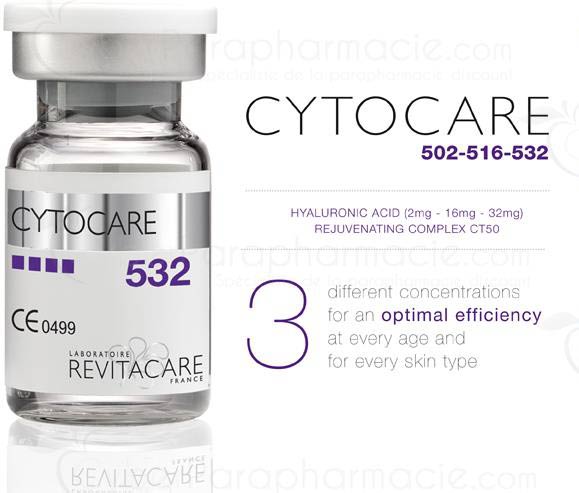 CytoCare 532 (FRANCE) ของแท้ 100% The Skin Rejuvenating Booster Cytocare 532 สารอาหารรังสรรค์ต่อผิวหน้า สำเนา