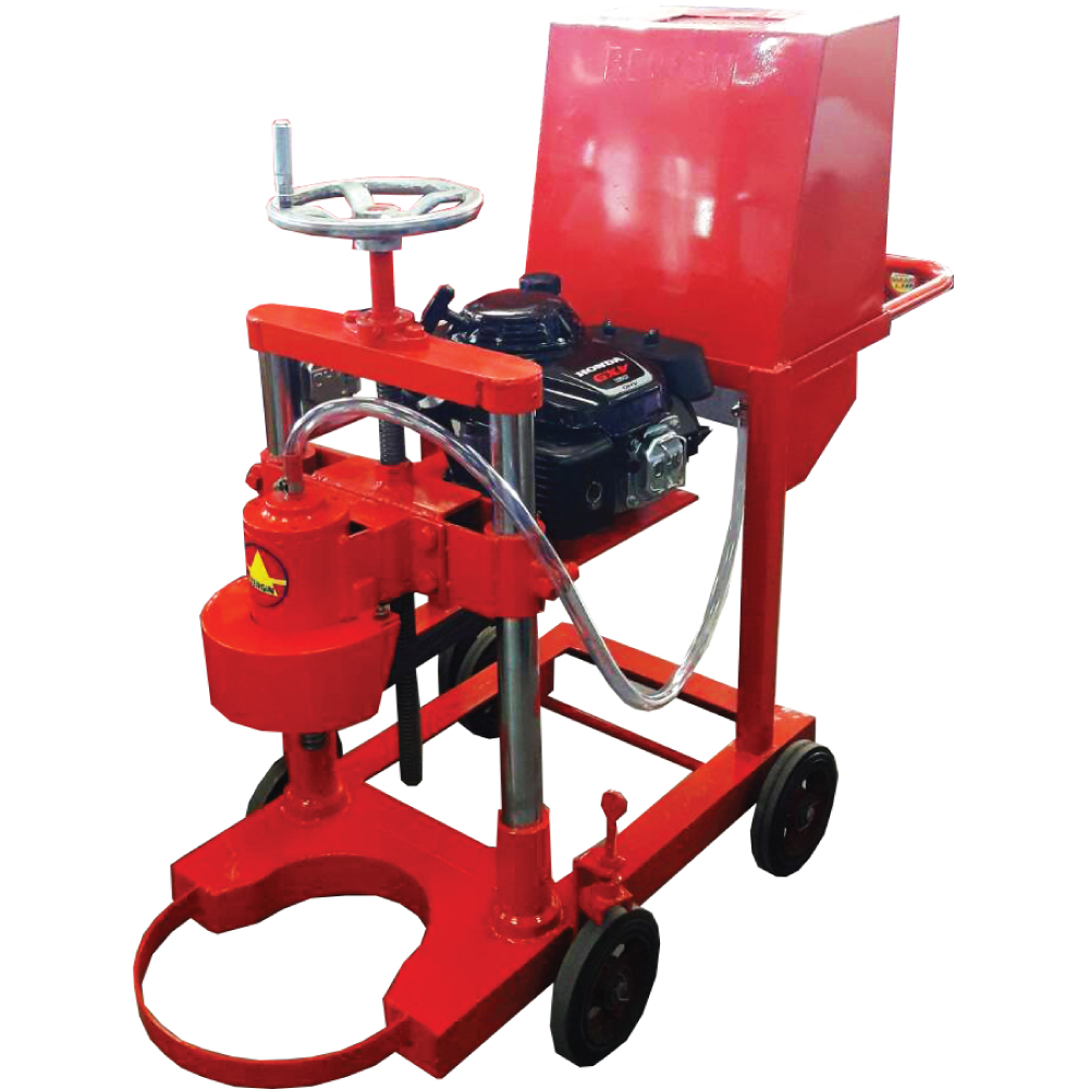 BERGIN BXV 580DIเครื่องเจาะพื้นคอนกรีต ประกอบ เครื่องยนต์เพลาคว่ำ HONDA GXV160