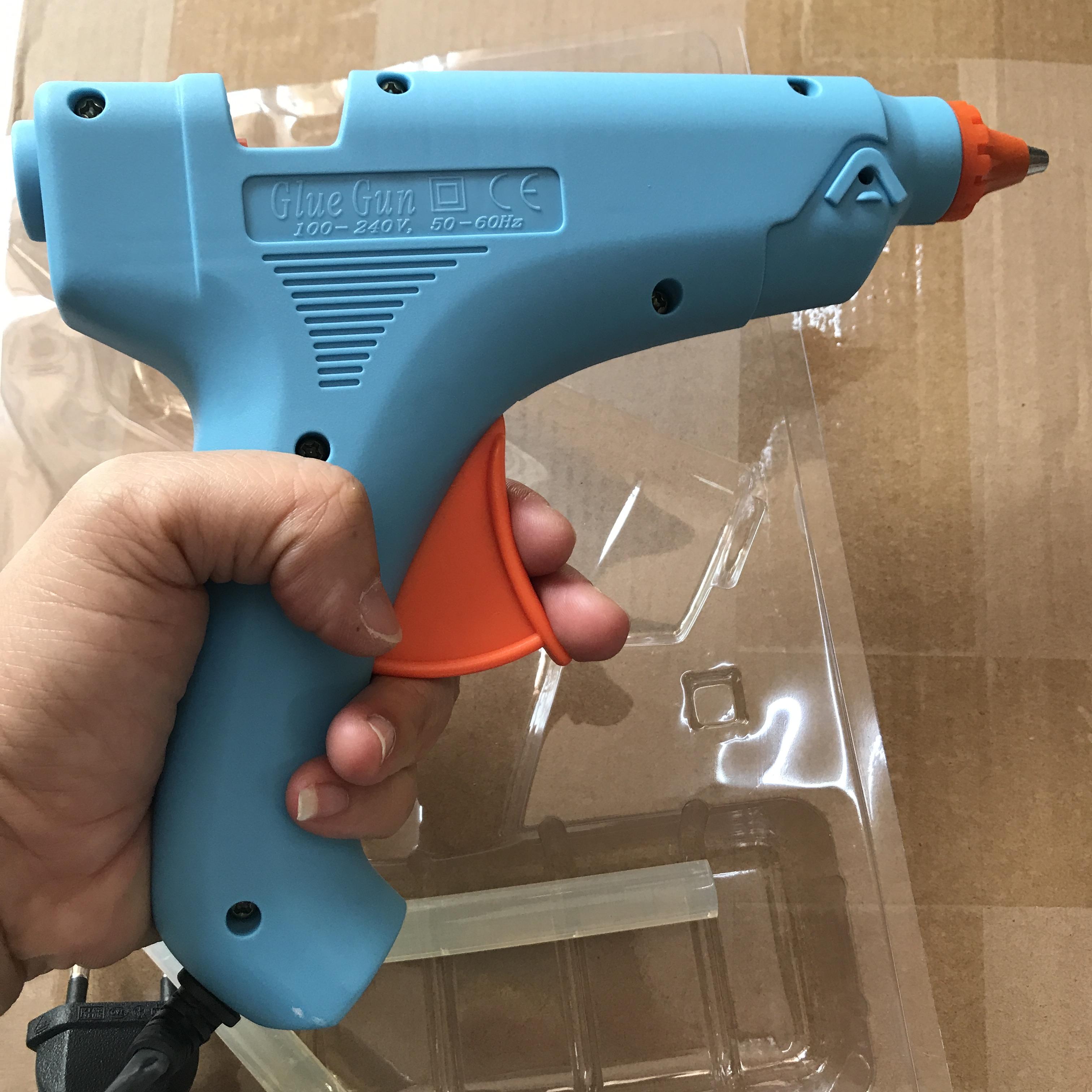 AppSoftTech ปืนยิงกาวร้อน 100 วัตต์ (Hot Melt Glue Guns 100W) แถมกาวแท่ง 2 แท่ง