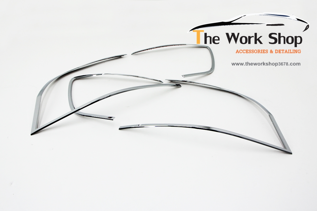 Rear Lamp Garnish / Chrome Rear Lamp Cover for Rio 5 Door ( โครเมี่ยมแต่งไฟท้าย )