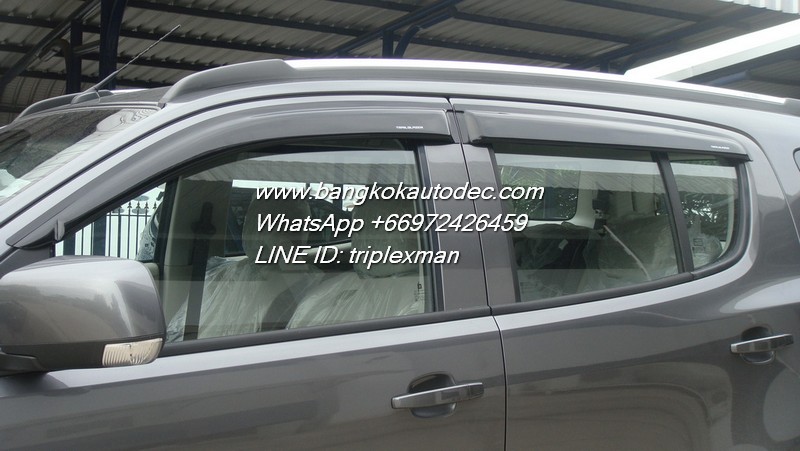 CHEVROLET TRAILBLAZER 12-17 WEATHER GUARD BLACK (4PCS)