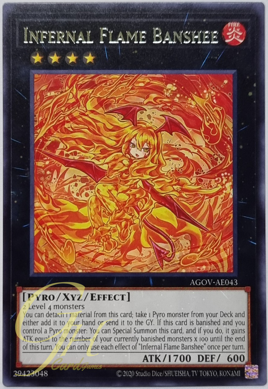 Yugioh [AGOV-AE043] Infernal Flame Banshee (Rare)