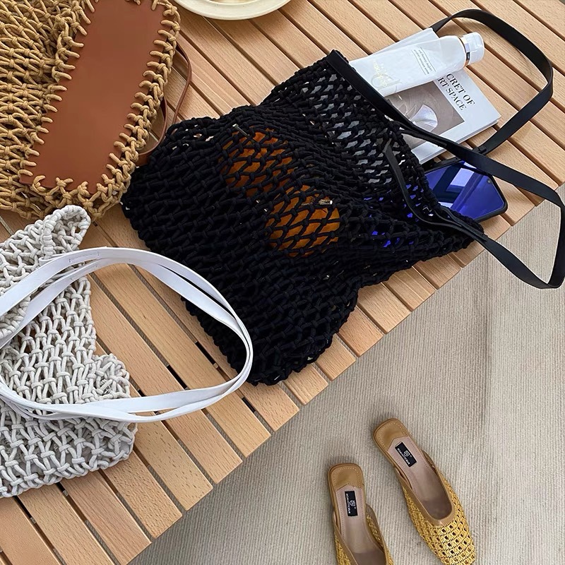 กระเป๋าถัก หูหนัง แฟชั่นเกาหลี มินิมอล💕