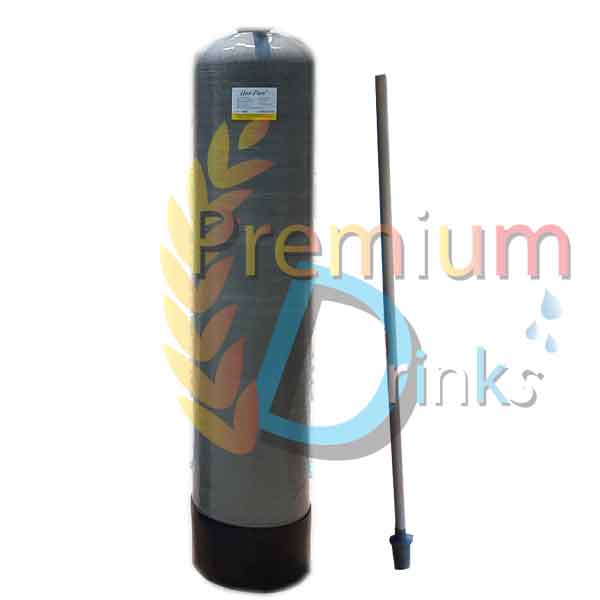 ถังกรองน้ำใช้ไฟเบอร์ ขนาด 14x65 นิ้ว ยี่ห้อ Uni Pure (150PSI)Grey