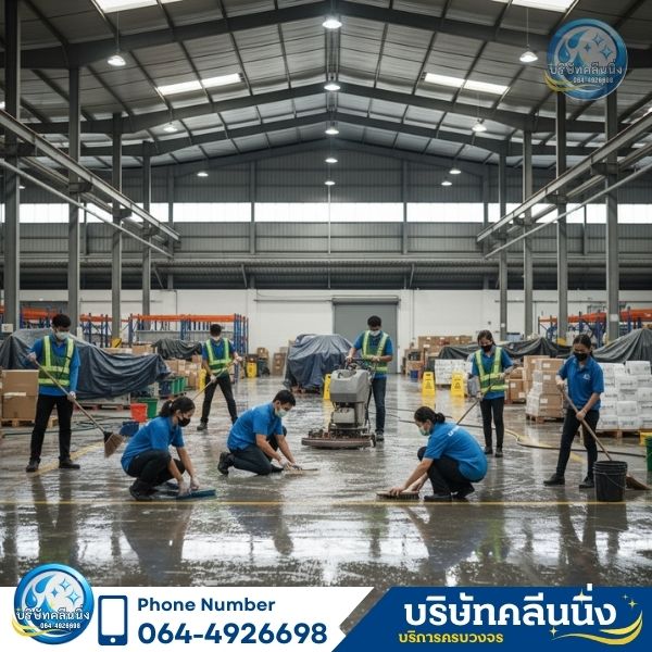 ทำความสะอาดโรงงาน โกดัง คลังสินค้ากรุงเทพ
