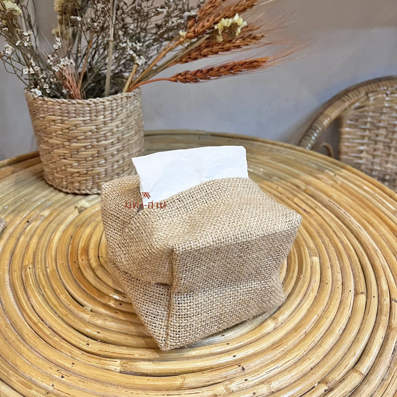 กล่องทิชชู่ ทรงเหลี่ยม พับได้ ของชำร่วย🧻