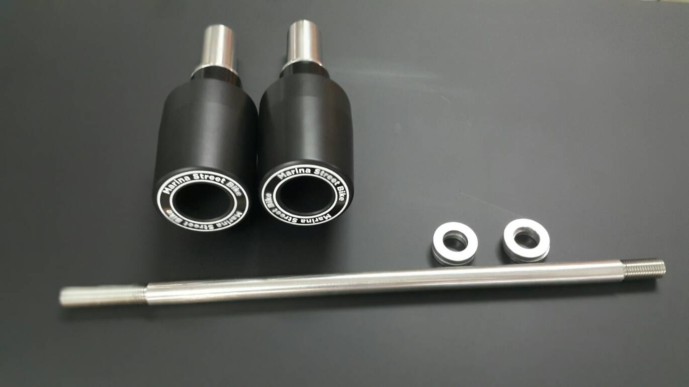 กันล้มข้าง Frame Sliders scrambler 400 แบร์นMarina Street (65) สีดำ