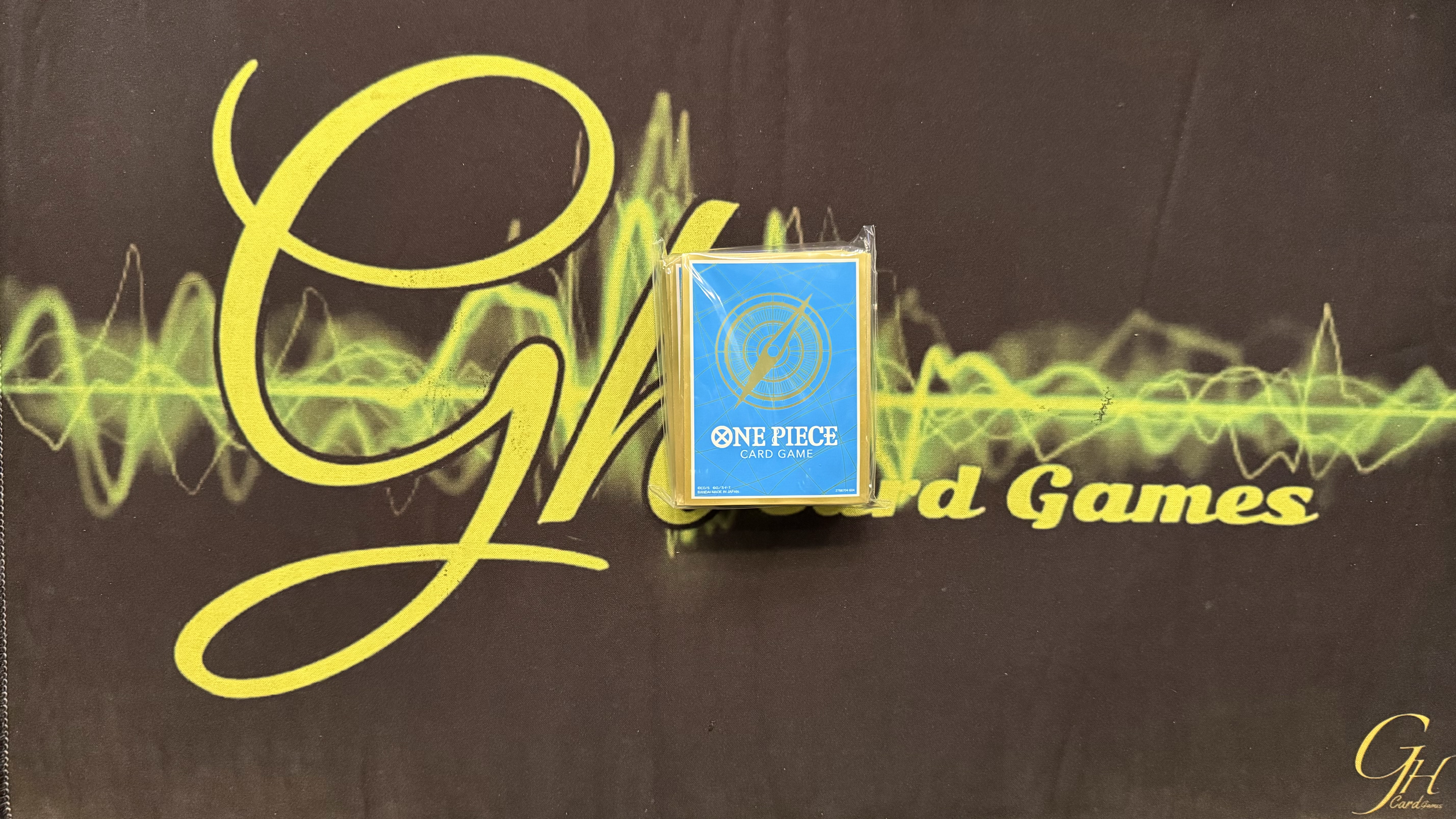 One Piece Card Game [SleeveLMTBF-04] One Piece Card Sleeve - Official Card Sleeve Limited Standard Blue & Gold