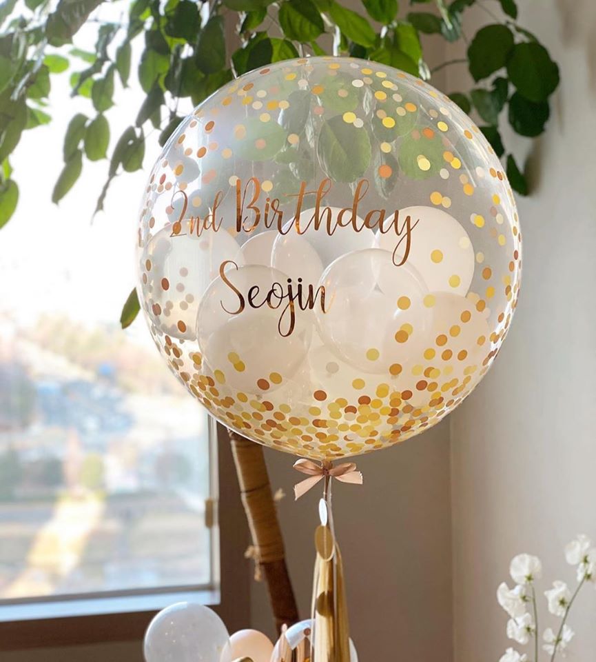 ลูกโป่ง Happy Birthday 24-inch (1pcs) (with helium)