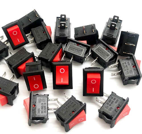 สวิตช์ไฟเปิด/ปิด สวิตซ์กระดก 2 ขา หน้า I-O