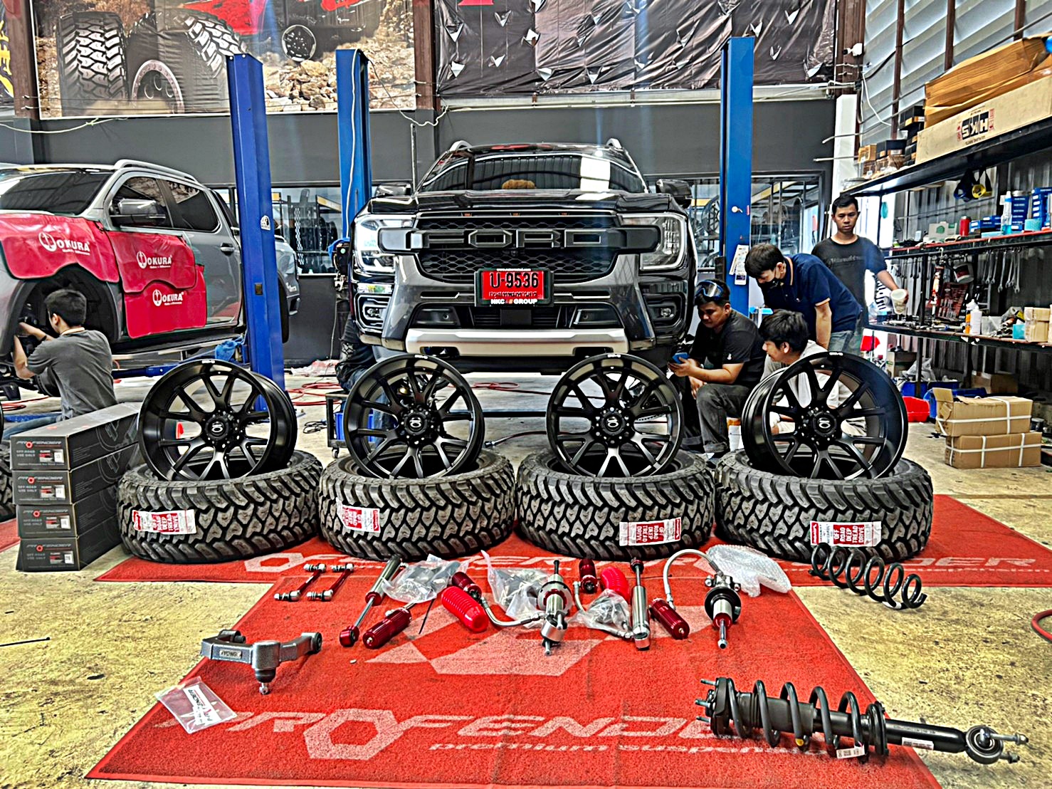 FORD_RANGER_NEXTGEN จัดล้อยาง ทรงเมกาที่ STEP9