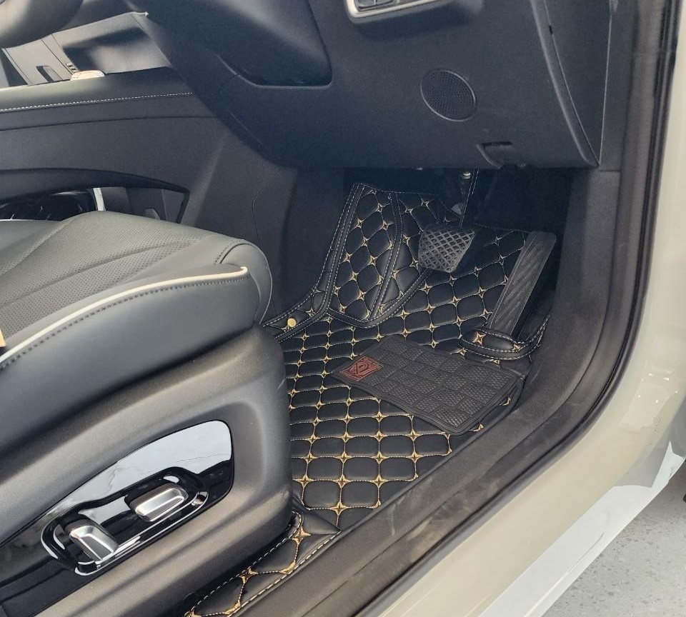 พรมปูพื้นรถยนต์ 6D OMODA C5 EV พรม6D VIP QJ โอโมดา ซี5 ลายสตาร์ แบบหนาพิเศษ เข้ารูป เต็มคัน