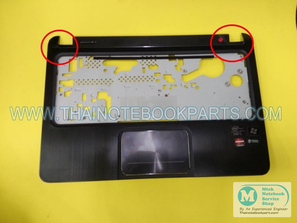 MT02531 บอดี้โน้ตบุ๊ค HP ENVY 4-1014TX Mainboard Palm Rest Notebook (สินค้ามือสอง) มีตำหนิตรงมุม ซ้าย-ขวา 2