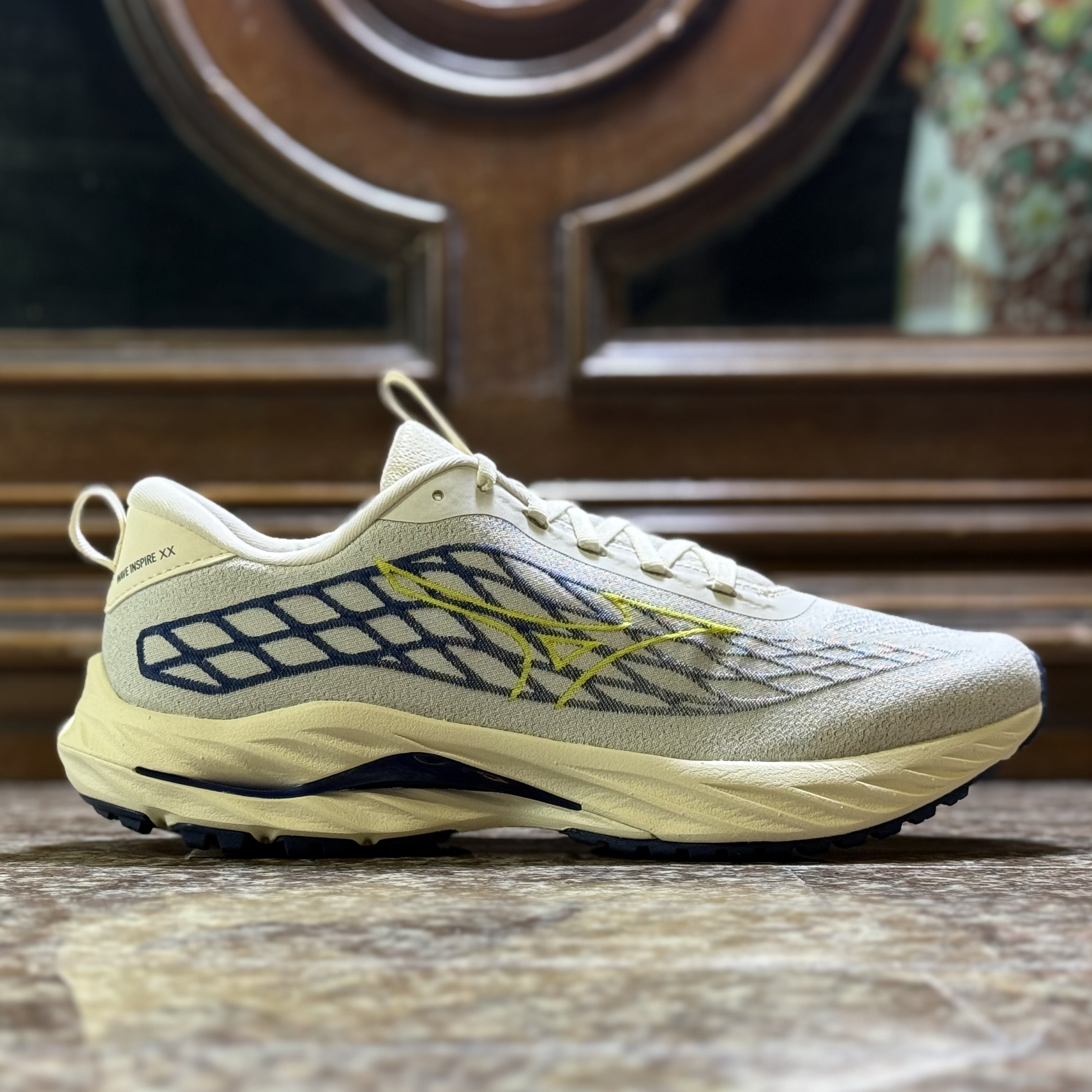 รองเท้าวิ่ง Mizuno Wave Inspire 20 Knit ‘Off White’ (M7/9/9.5/10US)