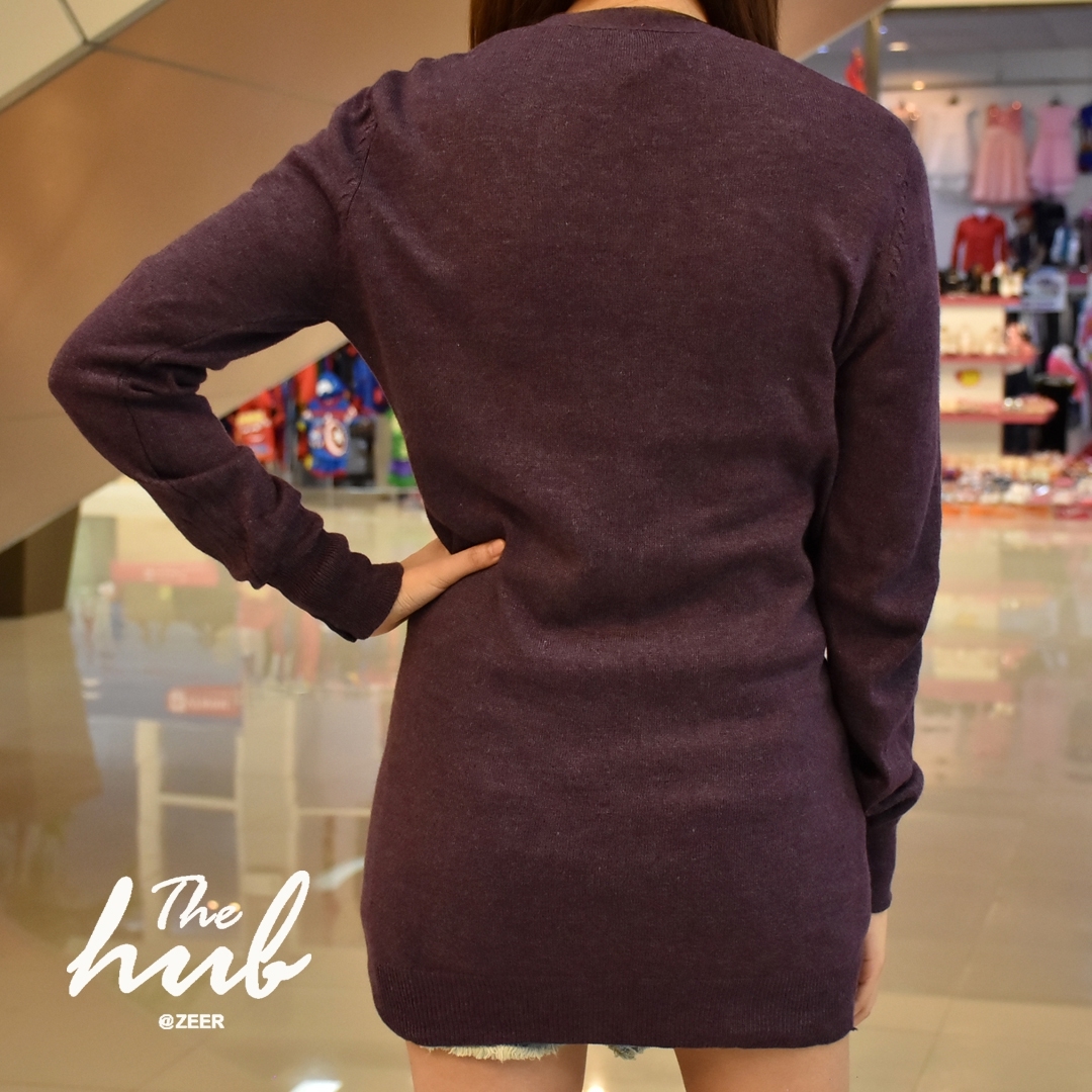 เสื้อคลุมคาร์ดิแกนตัวยาว