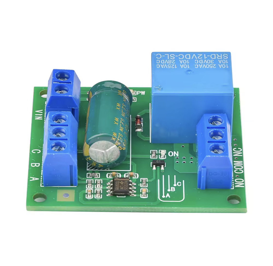 โมดูลควบคุมระดับน้ำอัตโนมัติด้วยรีเลย์ (Liquid Sensor Switch) 5 v, 12 v