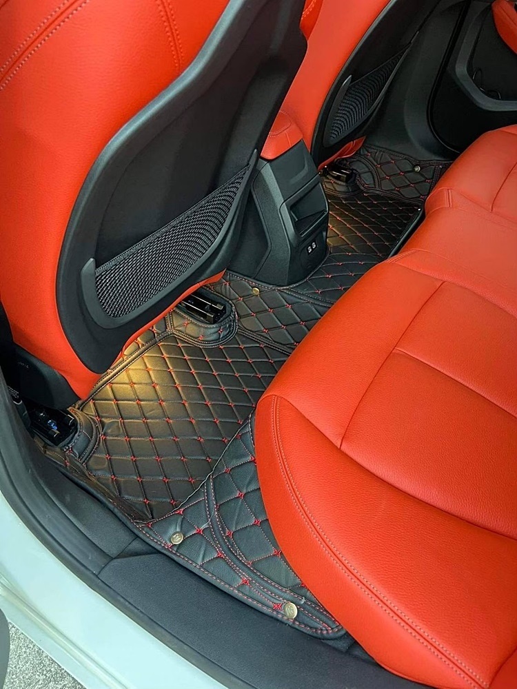 พรมปูพื้นรถยนต์6D BMW SERIES 2 220i F44 ปี2020-26 พรม6D QJ VIP หนาพิเศษ เต็มคัน 3ชิ้น
