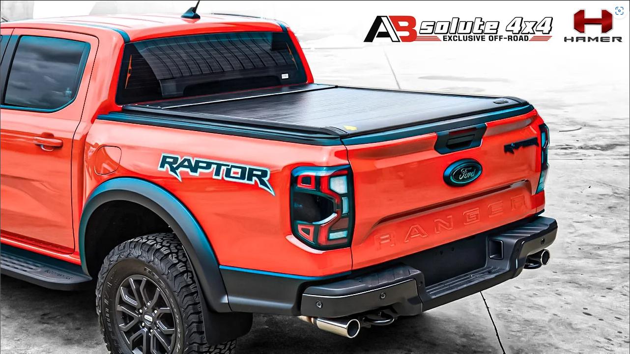 อุปกรณ์เสริมปิดท้ายรถ AUTO ROLLER LID ของรถ FORD RANGER RAPTOR NEXT GEN 2022+