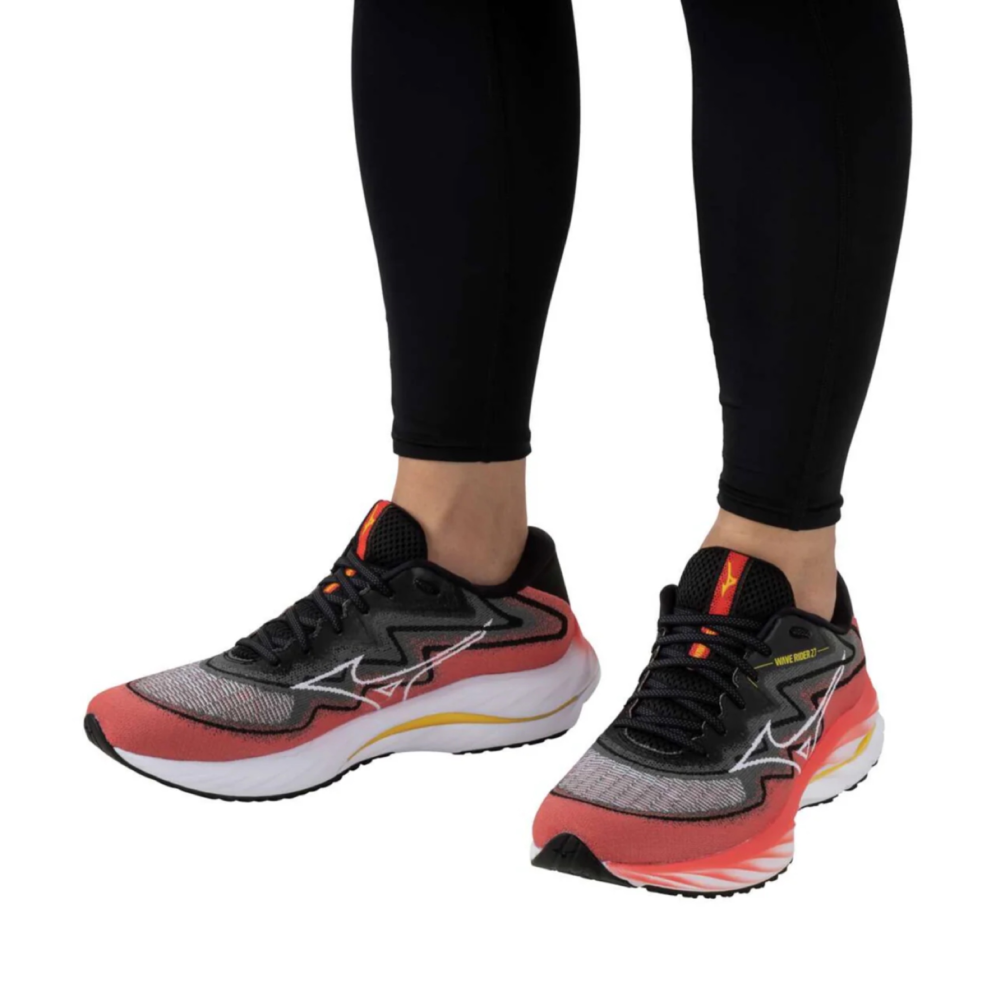 รองเท้าวิ่ง Mizuno Wave Rider 27 Knit ‘Turbulence’ (M9.5US)