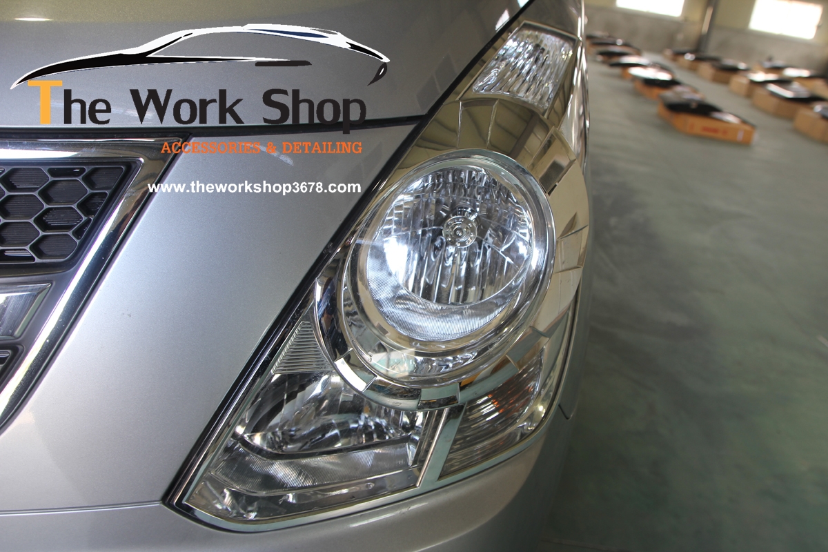 Chrome Head Lamp Cover for H-1 V.1 ( โครมเมี่ยมแต่งไฟคู่หน้า )