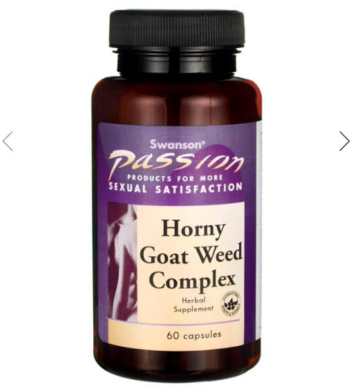 Swanson Passion Horny Goat Weed Complex 60 Capsules