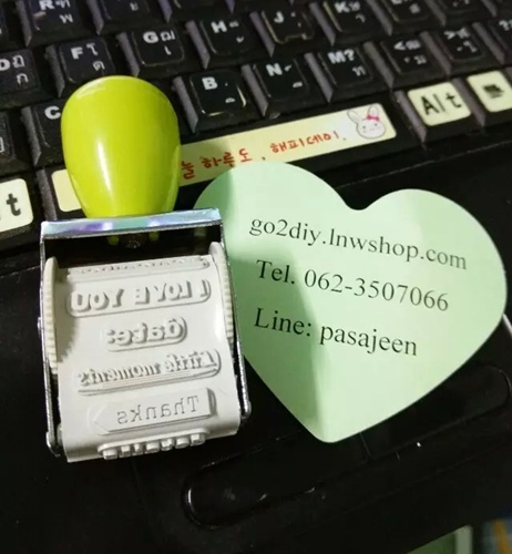 Stamp/ตรายาง หมุนได้ (คำภาษาอังกฤษ)