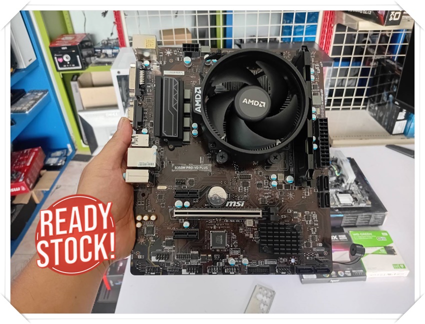 ** มือ 2 ** ชุดเช็ต upgrade RYZEN5 + B350M + RAM DDR4 16G