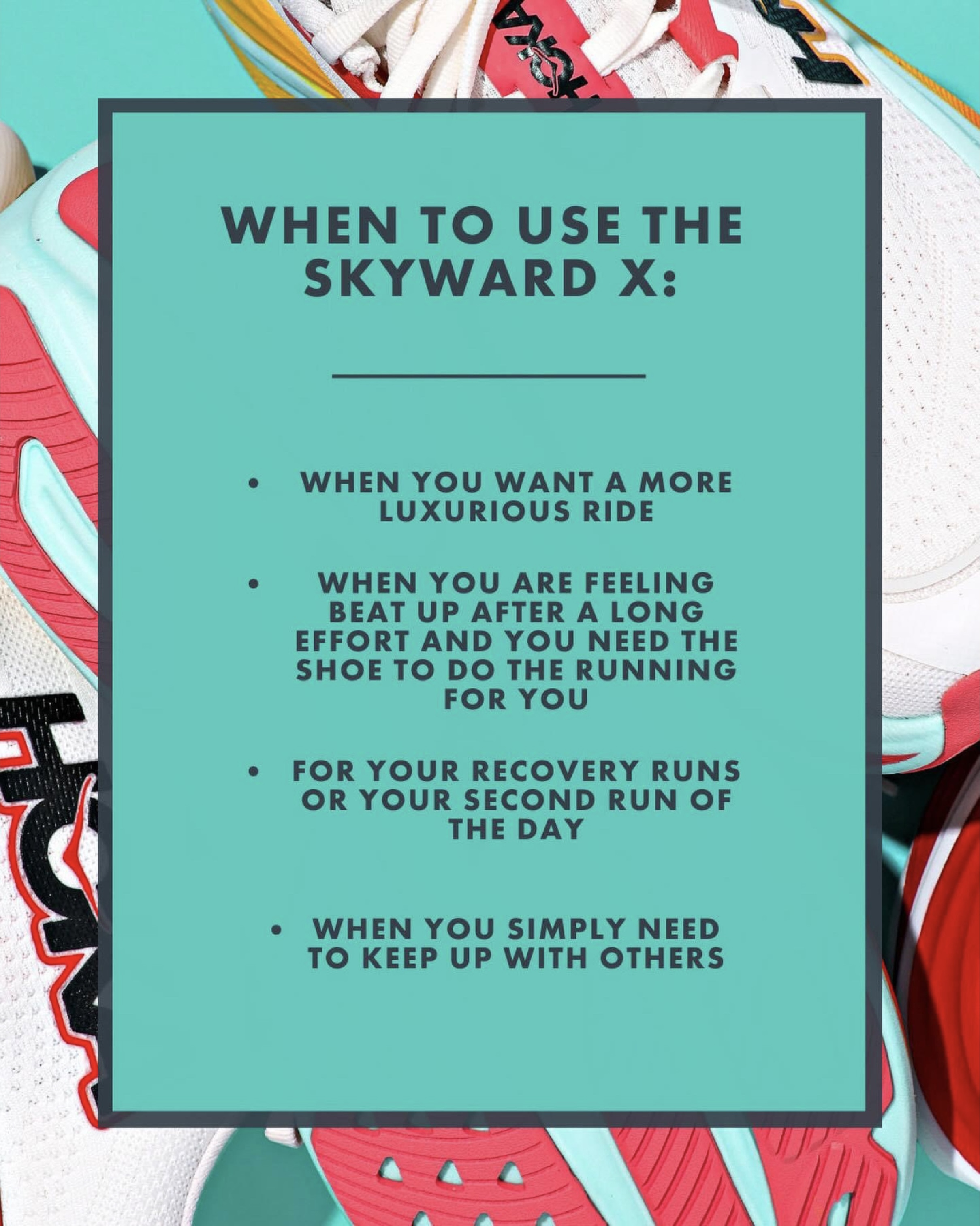 รองเท้าวิ่ง HOKA Skyward X Women #มือ2 (W8.5US)