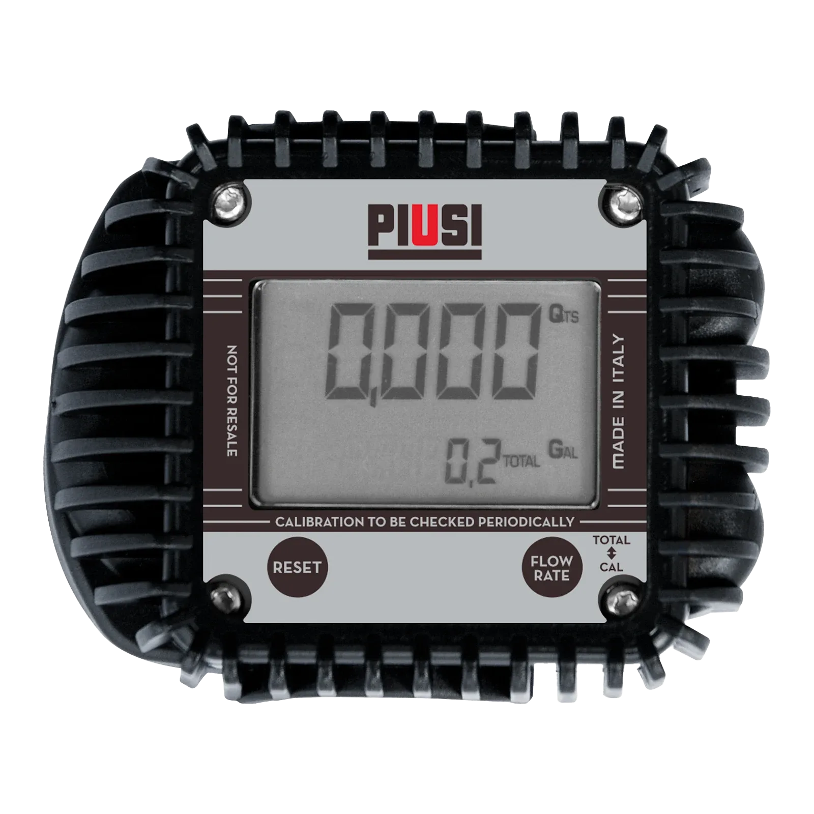 PIUSI K400 มิเตอร์วัดน้ำมัน ระบบดิจิตอลแบบเฟือง สำหรับควบคุมการจ่ายน้ำมันหล่อลื่นและน้ำมันดีเซล หลักการทำงานของเฟืองวงรีช่วยให้มีความแม่นยำสูง