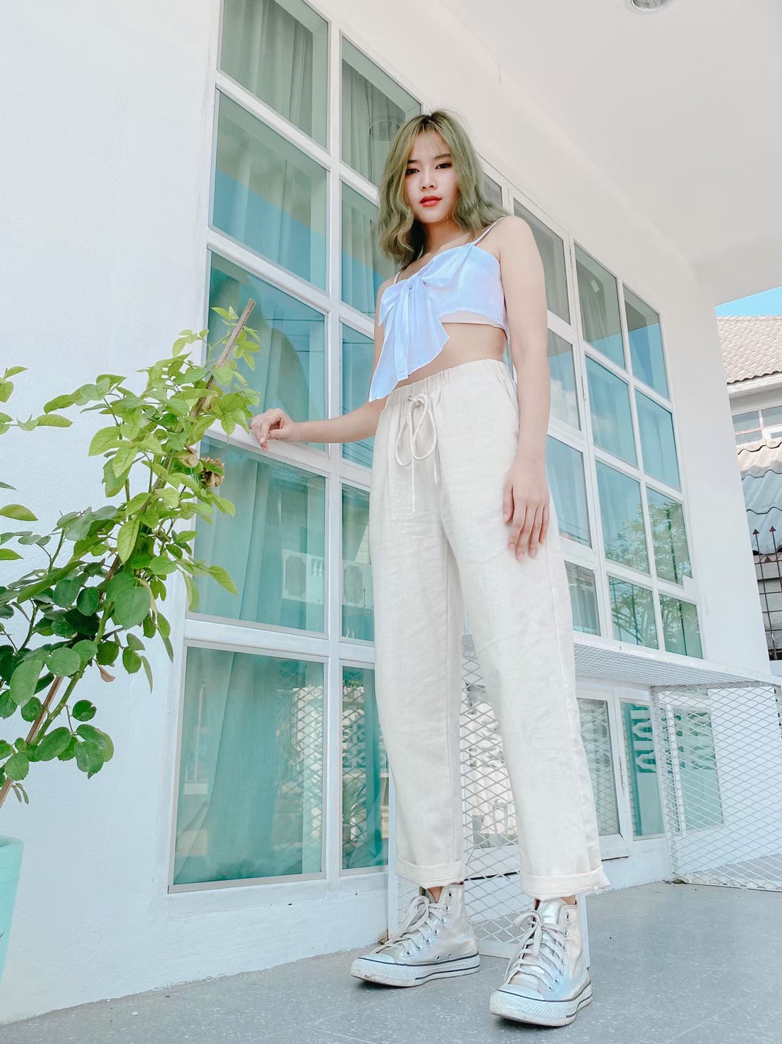 กางเกงรุ่นเชือก