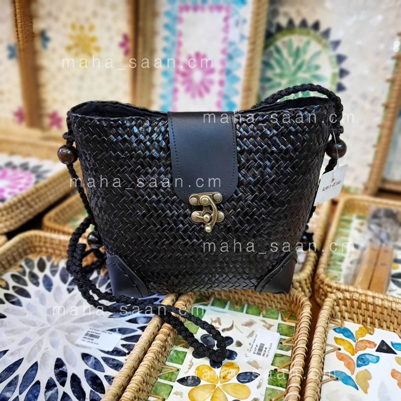 กระเป๋ากระจูดสาน สะพายข้าง crossbody bags 🍃