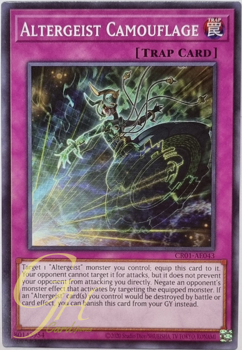 Yugioh [CR01-AE043] Altergeist Camouflage (Common)