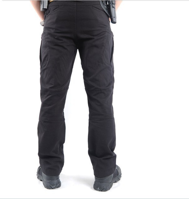 2017 กางเกง Cargo คุณภาพสูง Multi - Pocket กางเกง helikon overalls ผู้ชายกางเกงผ้าฝ้าย XL (สีเทา)
