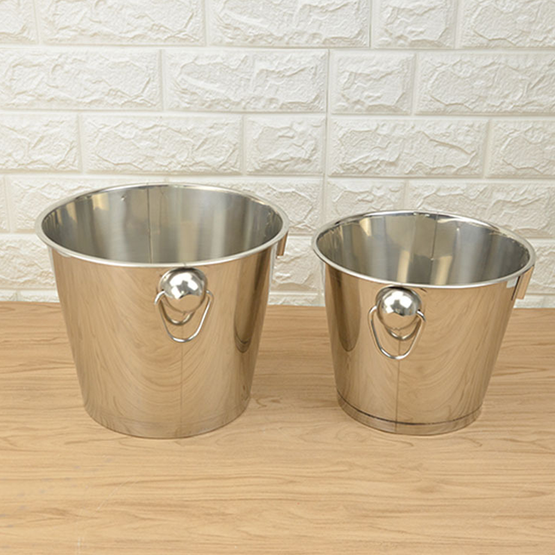 ถังน้ำแข็งสแตนเลสแบบหนา! เหมาะสำหรับร้านอาหาร บาร์ KTV หรือใช้ในบ้าน