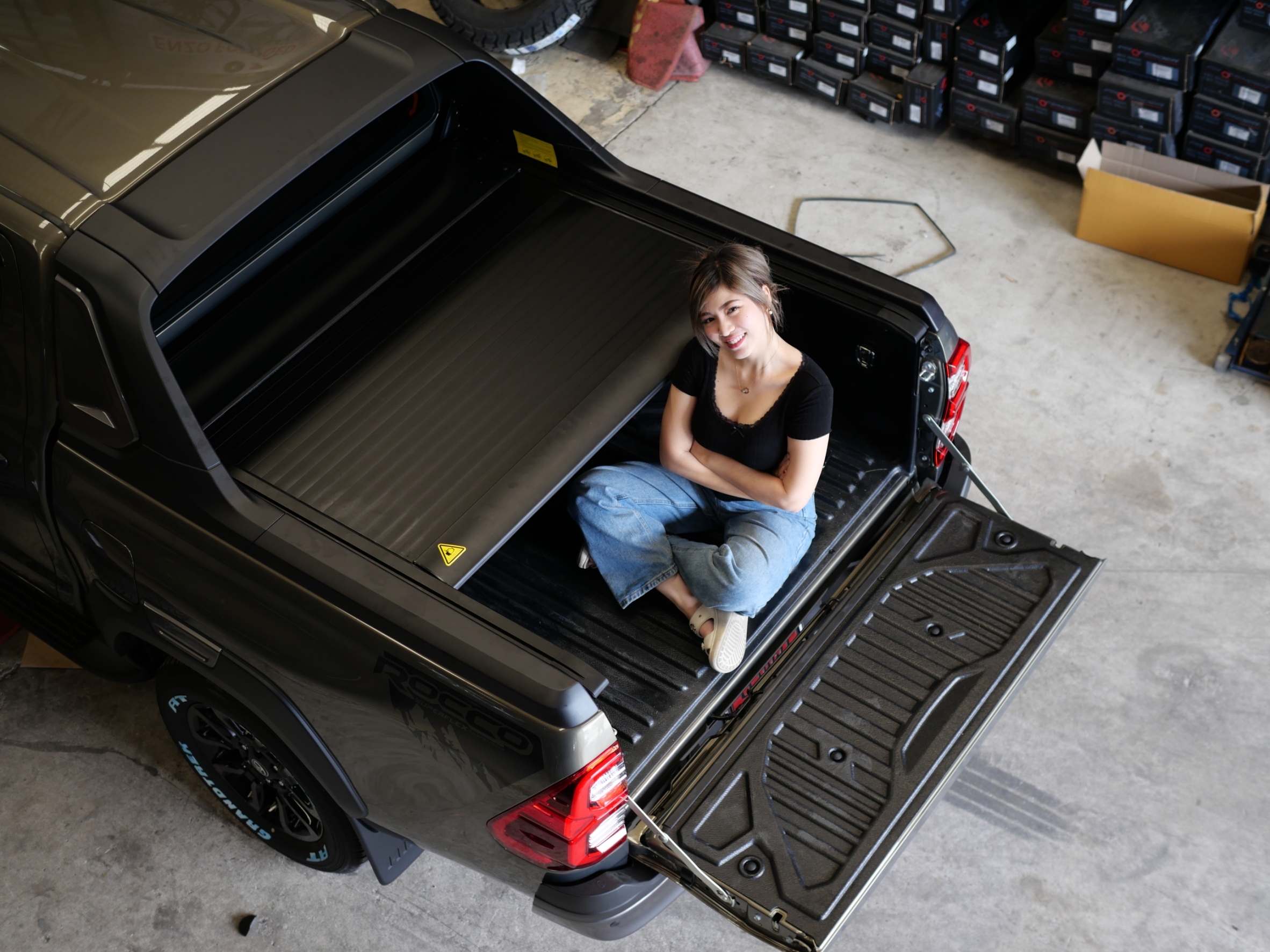 ฝาปิดท้ายรถ HAMER AUTO ROLLER LID MAX ใส่ RANGER NEXTGEN STORMTRAK ที่ STEP9