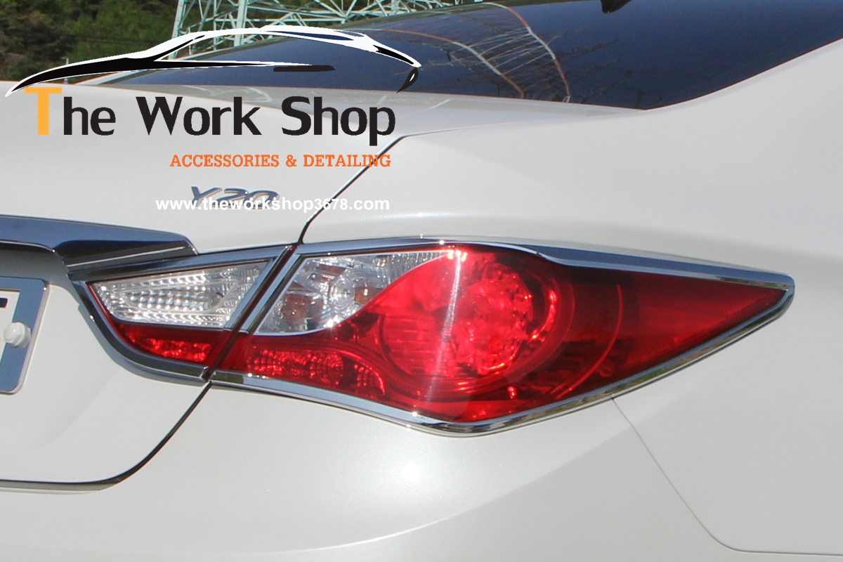 Rear Lamp Cover for Sonata ( โครเมี่ยมครอบไฟท้าย )