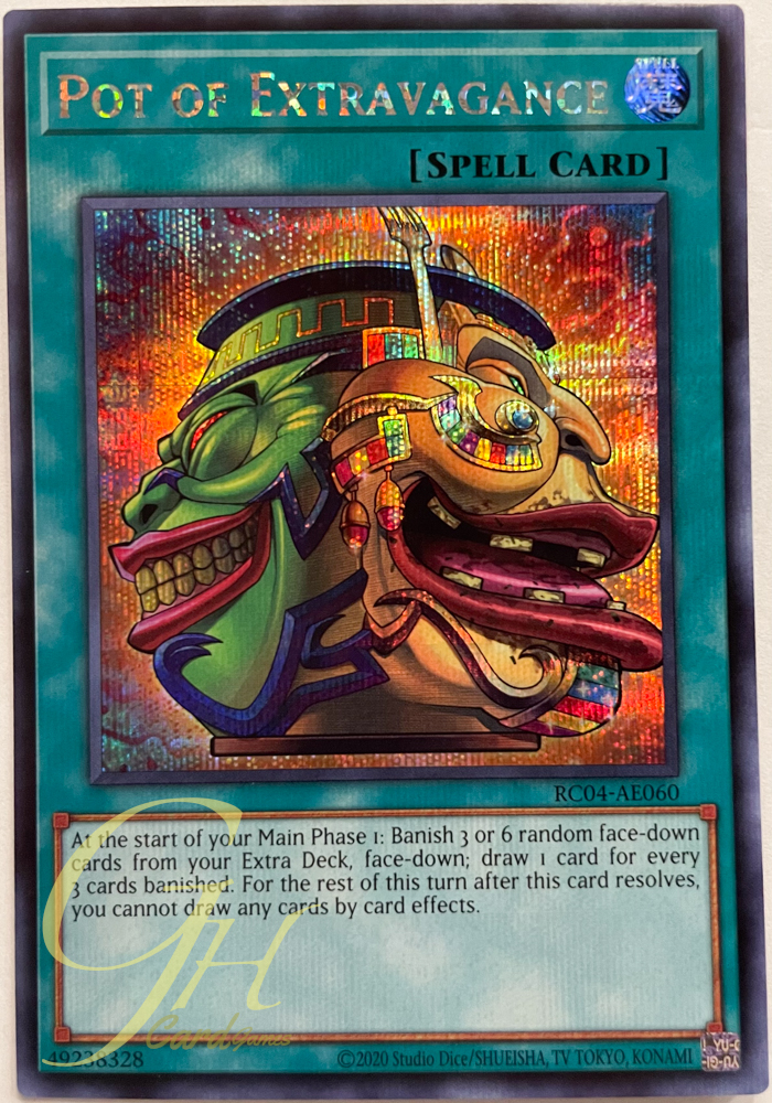 Yugioh [RC04-AE060] Pot of Extravagance (Secret Rare)