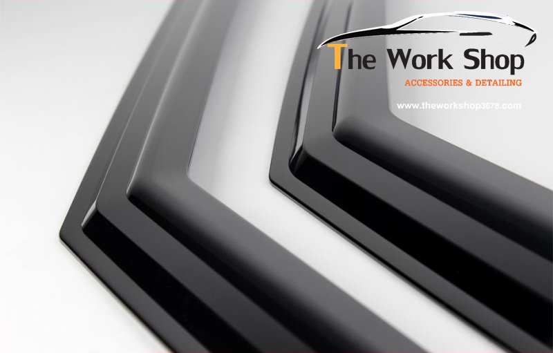 Smoke Door Visor for Veloster ( กันสาดสีดำ )