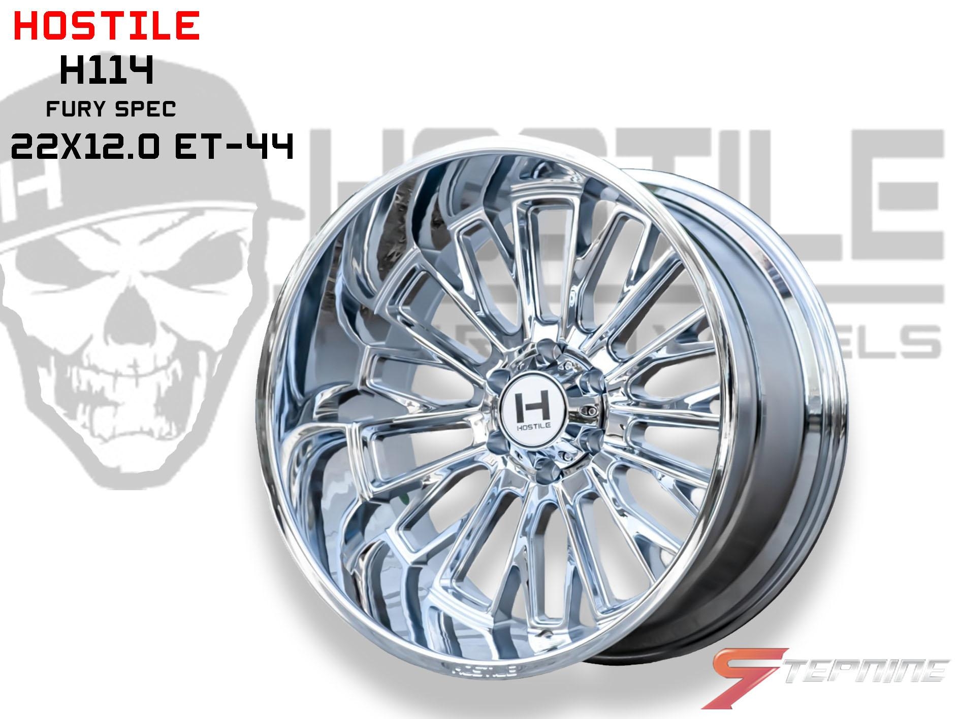 ล้อแท้ HOSTILE H114 ขอบ22 โครเมี่ยม ที่ STEP9