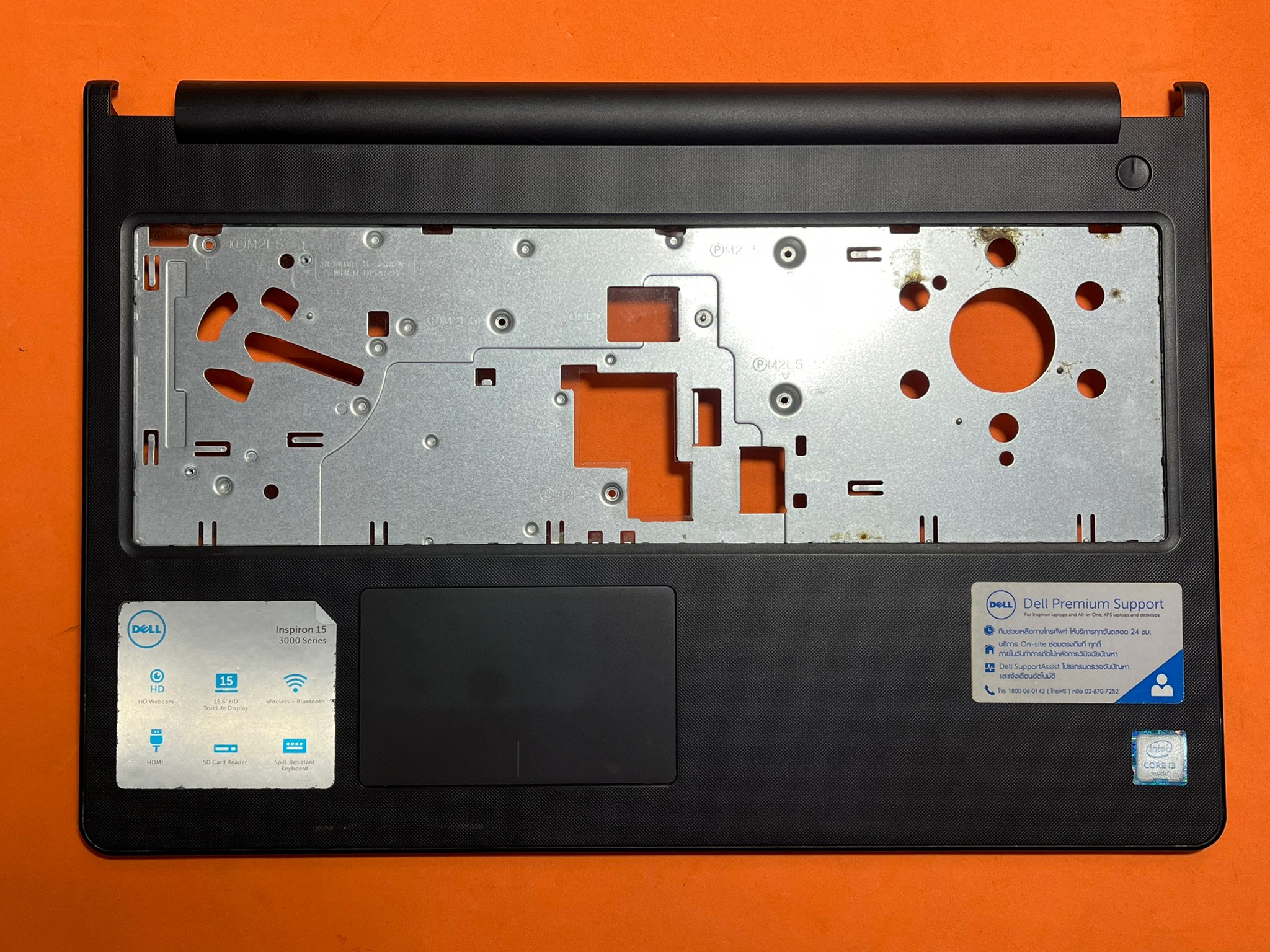 MT06145 บอดี้บนโน้ตบุ๊ค Dell Inspiron 15-3000 3567 3565 Upper Palmrest Case Cover 04F55W 4F55W (มือสอง) 2